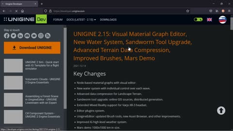 A Bug in Unigine Forum 1 March 2022