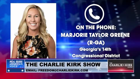 Rep, MTG joins Charlie Kirk to talk about the suspect, 21-year-old Air Force guardsman, Ukraine docs leaker
