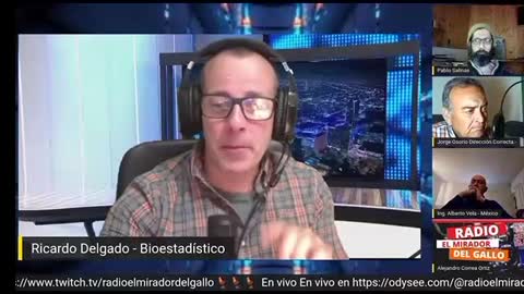 RICARDO DELGADO explica fenomeno ALUMBADO AZUL en calles QUINTA COLUMNA