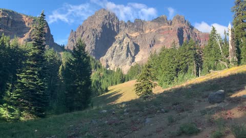 Central Oregon - Mount Jefferson Wilderness - The Majestic Three Fingered Jack Mountain