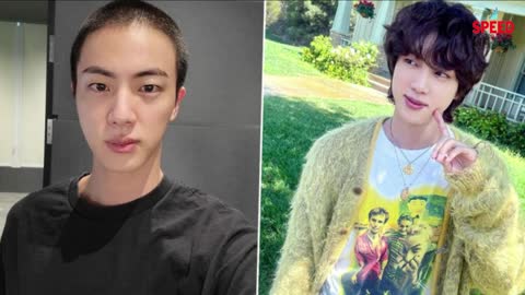 BTS SINGER JIN BUZZ CUT FOR S. KOREAN MILITARY SERVICE!!!Reports for Duty