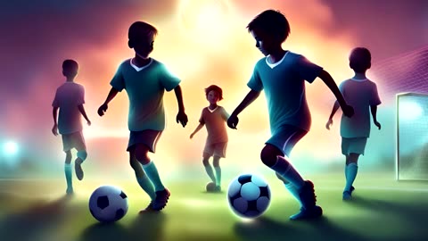 Sounds for relaxation, Serenity Field: 2 Hours of Tranquil Bliss with Kids' Football Play"