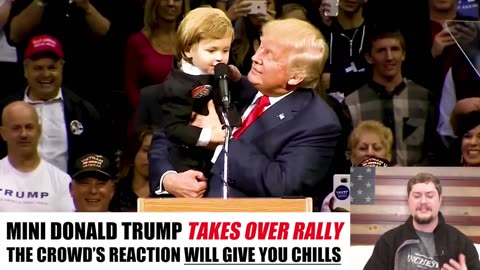 Trump's biggest fan takes over rally, the crowd's reaction is UNBELIEVABLE