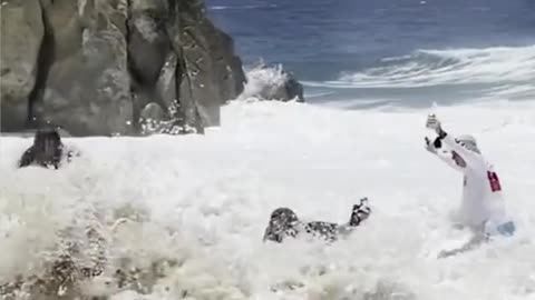WCGW underestimating a strong wave.