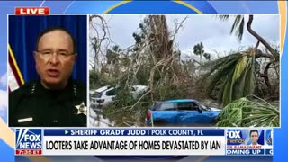 Polk County Sheriff: "I would highly suggest that if a looter breaks into your home ... to steal stuff, that you take your gun and you shoot him … so that he looks like grated cheese."