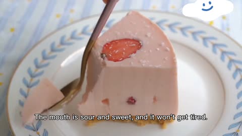 草莓慕斯蛋糕，Strawberry Mousse Cake