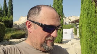 In Jerusalem at Ophel Garden With Adrian Scott