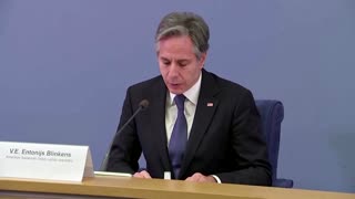 Blinken visits NATO, with warning to Russia