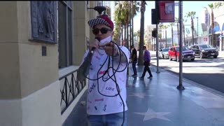 Chris B on Hollywood Blvd Live