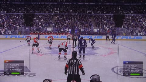 NHL: Toronto Maple Leafs vs Philadelphia Flyers (Hulse Hat Trick)