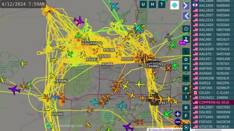 Look at all FUQIN MORMONS SPY CRAFT OVER US60 - April 12th 2024 - almost 8:30AM -