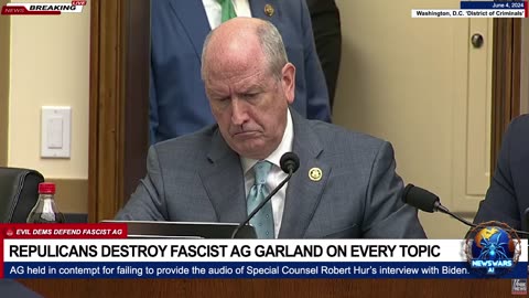 REP. BISHOP DESTROYS FASCIST AG GARLAND IN CONGRESSIONAL HEARING