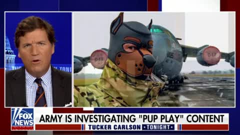 Tucker Carlson talks about how the US Army is investigating after a colonel posted pictures of himself in uniform wearing bondage gear