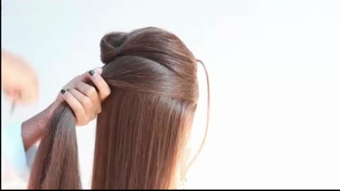 Unique Ponytail Hairstyle: Perfect for Parties and Proms #hairstyle #hairtutorial #bridalhairstyle