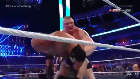 WWE Goldberg vs Brock Lesnar Universal Championship Wrestlemania