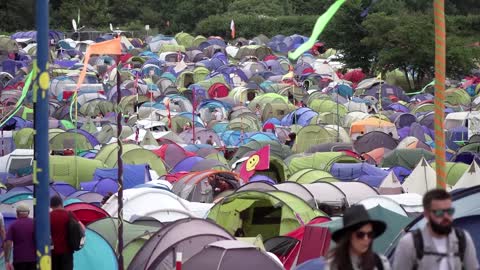 Fans want 'a big party' as Glastonbury returns