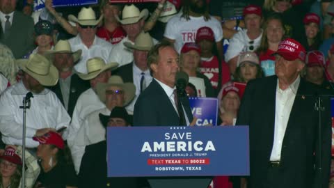 Ken Paxton at Save America Rally in Robstown, TX - 10/22/22
