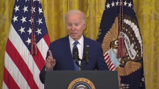 Biden: "Last year I proposed and the Congress passed the Inflation Reduction Act which no Republican voted for. Even the good ones. I don't mean good in moral sense. I mean, the normal Republicans."