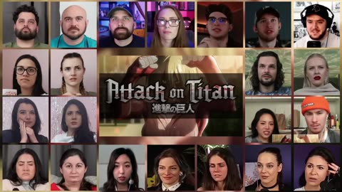 Attack on Titan Season 1 Episode 25 END Reaction Mashup 進撃の巨