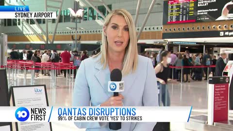 Qantas Cabin Crew Vote To Strike