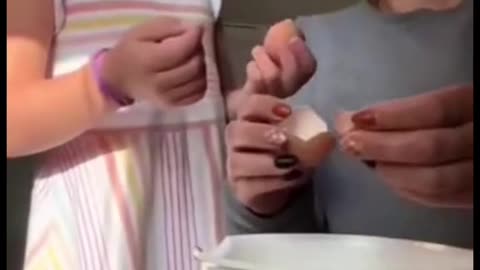 Egg cracking pranks - No children are injured in this clip #fun #funny