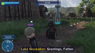 Skywalker Saga Luke meets Darth Vader