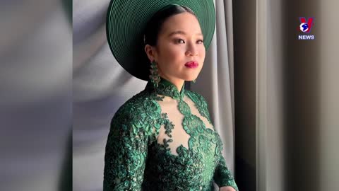 Vietnamese Ao dai appears on the Oscar red carpet