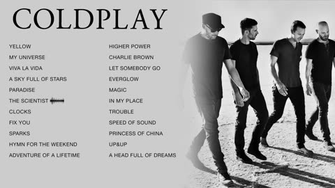 Coldplay Greatest Hits' Songs