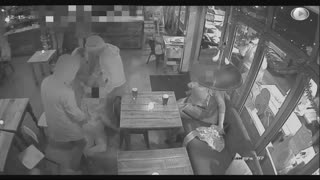 Shocking CCTV released of man being kidnapped from Bristol bar