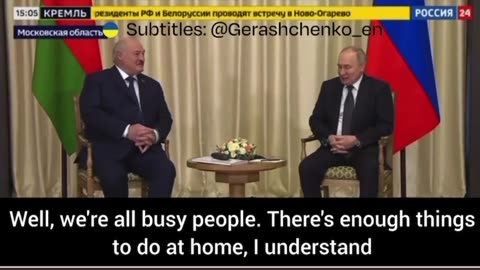 Yesterday Lukashenko invited Biden to Minsk