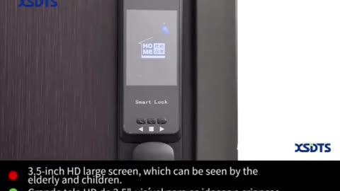 3D Face Smart Door Lock Security Camera Monitor Intelligent Fingerprint