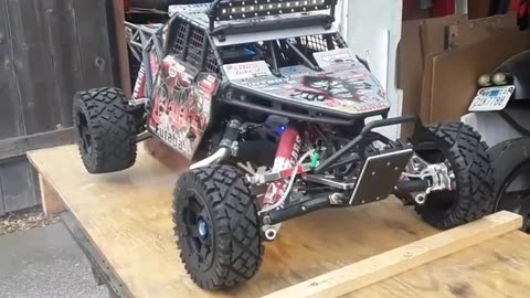 Hpi Baja with Kraken cage and OBR signature series G320.