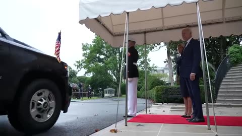 Spacial movement from pm modi warm welcome at the white House