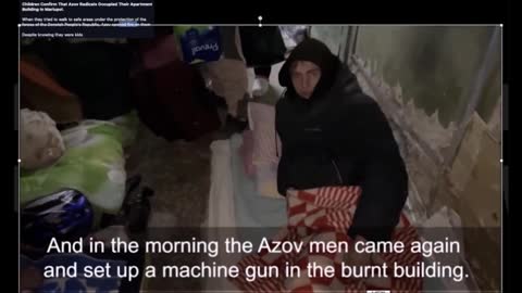 Children speak out about Ukraine AZOV Nazi soldiers shooting at children, and about sexual predators