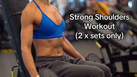 Strong Shoulders Workout for Women, Weight Training for Women