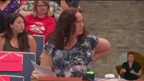 They cut her mic. This mother was silenced in a Clark County School Board meeting out of Las Vegas.