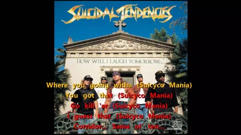 Suicidal Tendencies - Suicyco Mania {karaoke the whiskey can}