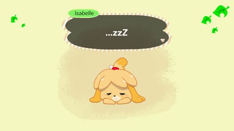 Isabelle Takes a Nap