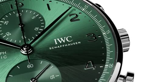 IWC Green Sunburst Dial