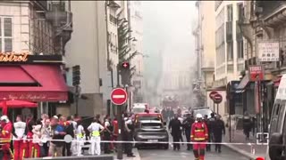 Gas explosion in Paris