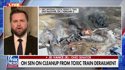 GOP Sen. Vance Blasts Buttigieg For Focus On 'Fake Problems' After Toxic Train Derailment