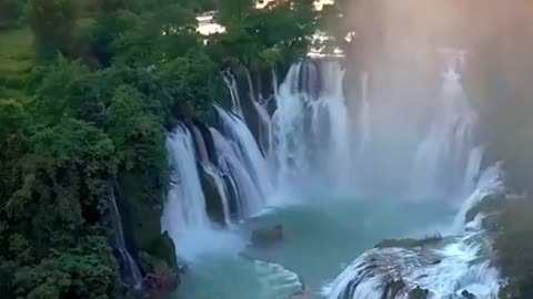 The most amazing waterfall of Asia Ban Gioc (Deitan) waterfall - Vietnam
