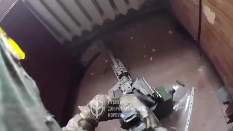 Anti-Putin Rebels Battling Russian Troops in the North Side of Vovchansk