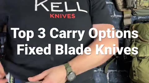 Top 3 Concealed Carry Fixed Blade Carry Options #shorts #knives #edc