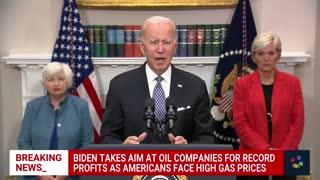 Biden Takes Aim At Oil Companies For Record Profits As Americans Face High Gas Prices