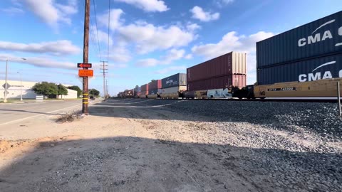 BNSF in Buena Park train station