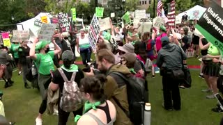 Abortion rights activists march in Washington