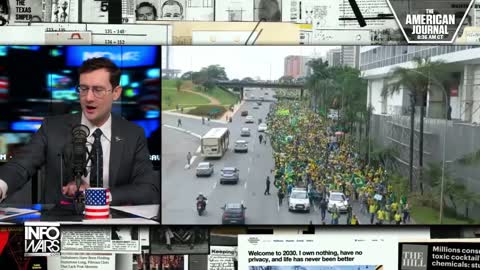 Globalists Use Jan 6th Playbook in Brazil Protests