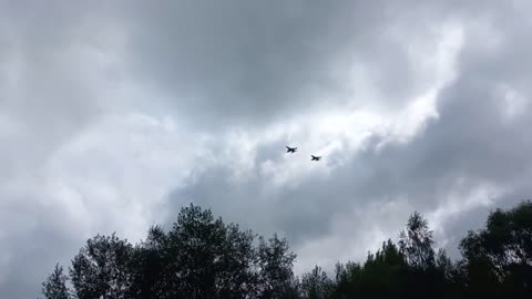 F-16s are hunting enemy targets in the airspace of Ukraine.