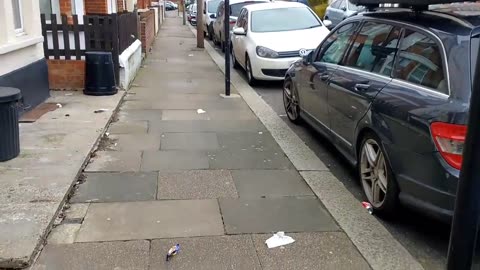 UK Pregnancy Self Test Kits with Results abandoned in the streets of London